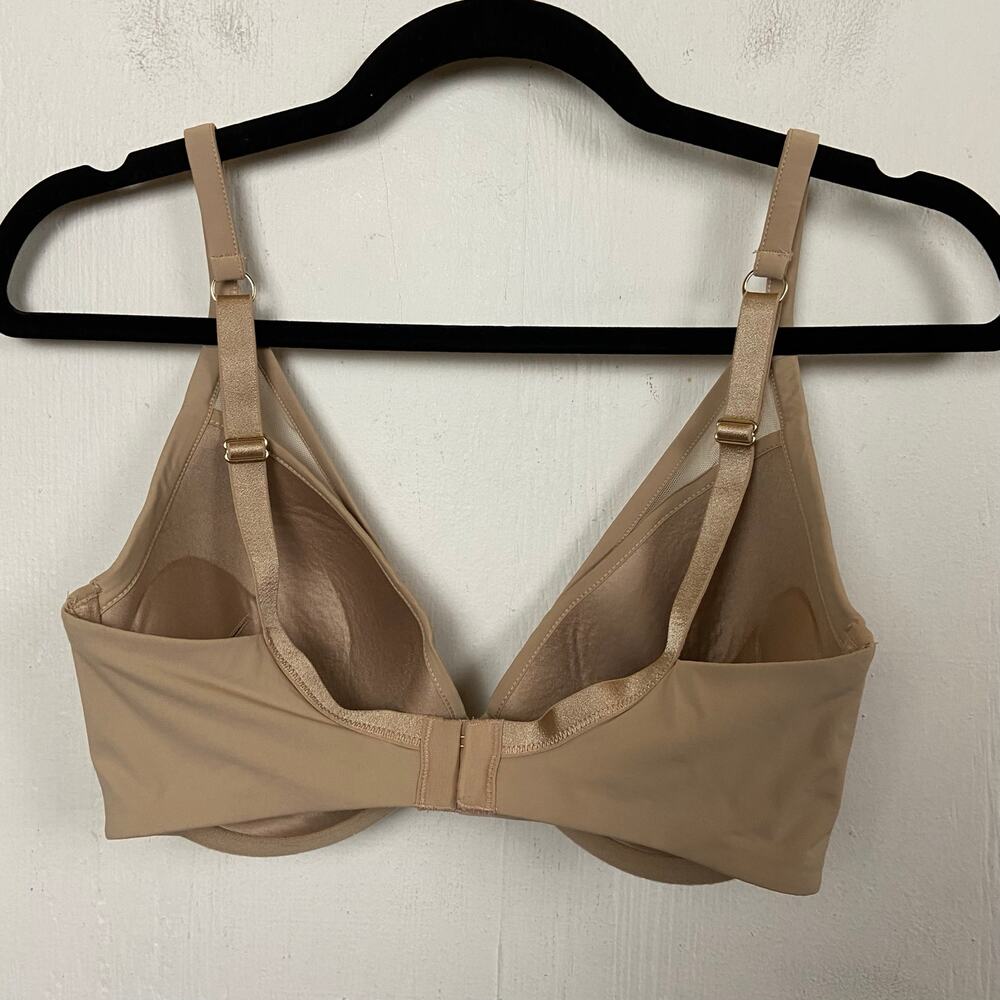 ThirdLove 24/7 Classic Contour Plunge Bra Women's 32F Beige Underwire - Picture 5 of 6